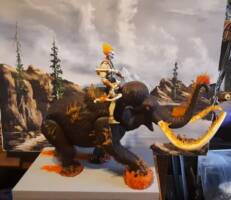 Ghost Rider 1 million b.c. (Marvel Legends) Custom Action Figure