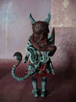 Madness of Alice - Cheshire Cat outfit and Cheshire Cat (Alice In Wonderland) Custom Miniature / Figurine [Cheshire Cat outfit for Alice - Madness Returns]
