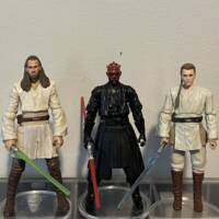 Qui Gon Jinn, Obi Wan Kenobi, Darth Maul (Star Wars) Custom Action Figure