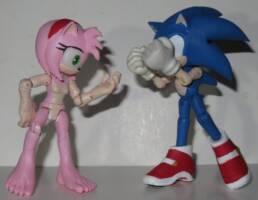 SOAP Shoes Sonic (with 3D printed head) (Sonic) Custom Action Figure