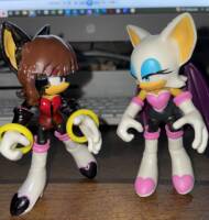 ~Sonic OC: Zania the Black Panther (Sonic) Custom Action Figure [Sisters? Clones?!]
