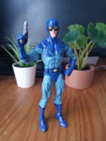 Blue Beetle - Ted Kord (DC Superheroes) Custom Action Figure [Ted with a Gun]