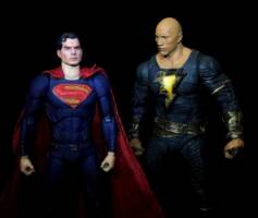 Superman Black Adam movie head for Mafex (DC Universe) Custom Action Figure