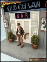 Club Obi Wan (Indiana Jones) Custom Diorama / Playset