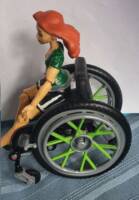 Barbara Gordon (Oracle) (DC Superheroes) Custom Action Figure [Side view]