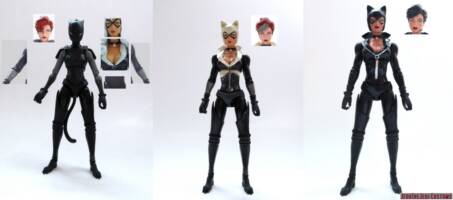 Selina Kyle Catwoman (Batman) Custom Action Figure [Catwoman Selina Kyle custom action figure before and after]