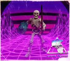 Skeleton warrior (MOTU) (Masters of the Universe) Custom Action Figure [basic skeleton]