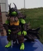 Ninja turtle caveman Michaelangelo Batman (Teenage Mutant Ninja Turtles) Custom Action Figure