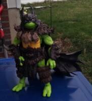 Ninja turtle caveman Michaelangelo Batman (Teenage Mutant Ninja Turtles) Custom Action Figure