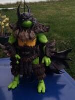 Ninja turtle caveman Michaelangelo Batman (Teenage Mutant Ninja Turtles) Custom Action Figure
