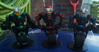 Subversive Stealth Mode Huey, Dewey &Louie Gizmo Ducks (DuckTales) Custom Action Figure
