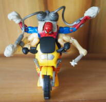 Spider-Man on Cycle (Six Arm with Web Cannon) (Spider-Man) Custom Action Figure