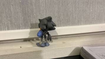 Silver Sonic (Sonic 2 8-bit) (Sonic) Custom Action Figure [Back]
