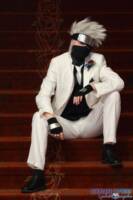 Kakashi (Formal) (Naruto) Custom Action Figure [Cosplay pic I got the idea from]