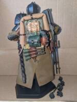 World War Knight - American, medium armor (Original) Custom Action Figure [Back view]