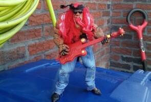 The Necroplasmic Catalysts guitarist Bloodshred (original character) (Original) Custom Action Figure