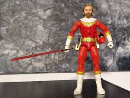 Ewan McGregor as Red Zeo Power Ranger (Power Rangers) Custom Action Figure