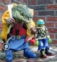 Urbanized stylings Leatherhead & Leo (Teenage Mutant Ninja Turtles) Custom Action Figure