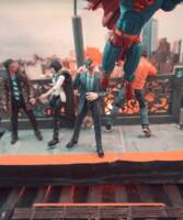 Uptown Elevated Train station Beatdown Blvd ("V") Custom Diorama / Playset