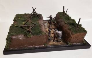 Trench Diorama (Soldier) Custom Diorama / Playset