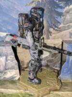 Composite concept art and spare parts ODST (Halo) Custom Action Figure [Left side view]