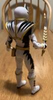 White Dino Thunder Ranger LC Figure (Fixed) (Power Rangers) Custom Action Figure [Back View]
