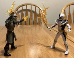 White Dino Thunder Ranger LC Figure (Fixed) (Power Rangers) Custom Action Figure [Son vs. Father's Evil Side]