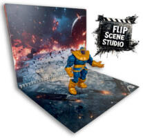 Flip Scene Studio Diorama (Marvel Universe) Custom Diorama / Playset