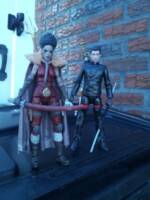 Blood Feud:The Last Dragon 2 Sho'Nuff's daughter vs.Bruce LeeRoy and Laura Charles's son (Movie Masters) Custom Action Figure