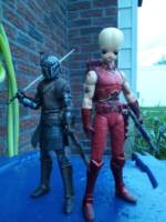 Manadlore's Exiles: The Crimsoned Bith & Arquyala (original characters) (Star Wars) Custom Action Figure