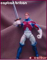 Captain Britian UnMasked (Marvel Legends) Custom Action Figure
