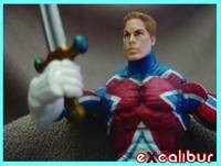 Captain Britian UnMasked (Marvel Legends) Custom Action Figure