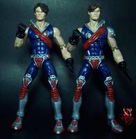 XAMOT And TOMAX (Crimson Twins) ("V") Custom Action Figure