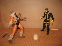 Cyclops Vs Sabertooth (X-Men) Custom Action Figure