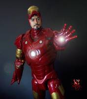 Robert Downey Jr. (Ironman) (Iron Man) Custom Action Figure