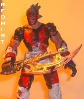 Beated up Redmist (My Heroes) Custom Action Figure
