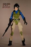 Steel Brigade 25th Style  Female (G.I. Joe) Custom Action Figure