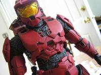 Red 12 Inch Spartan (Halo) Custom Action Figure