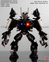 1:25 Scale Transformers Movie Barricade (Transformers - Movie) Custom Action Figure