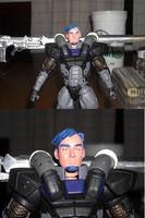 Deepground Cobalt Crimson (Original) Custom Action Figure