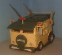 Party Wagon Cartoon Style (Teenage Mutant Ninja Turtles) Custom Action Figure