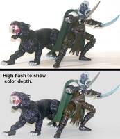 Drizzt Do'urden & Guenhwyvar (Forgotten Realms of Fantasy) Custom Action Figure