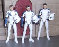 501st Clone Troopers - Echo, Fives & Hevy (Star Wars Clone Wars) Custom Action Figure