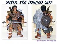 Slaine the Horned God (2000 AD) Custom Action Figure