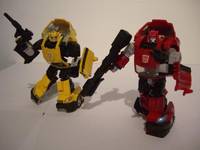 Bumblebee + Cliffjumper (Transformers) Custom Action Figure