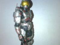 Silver/Red Security (Halo) Custom Action Figure