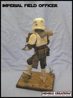 IMPERIAL FIELD OFFICER in TROOPER ARMOUR (Star Wars) Custom Action Figure