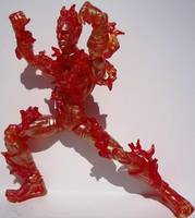 Mega's Human Torch Repaint (Fantastic Four) Custom Action Figure