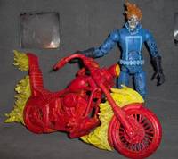 Classic Ghost Rider (with Flaming Motorcycle) (Midnight Sons & Friends) Custom Action Figure