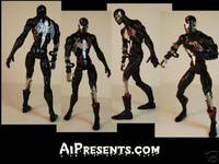 Zombie Black Spiderman (Spider-Man) Custom Action Figure